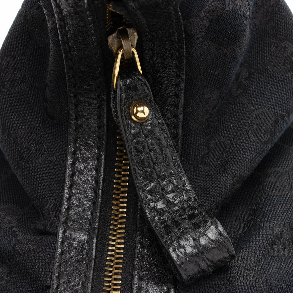 Gucci GG Canvas Interlocking G Medium Hobo (SHF-23929)