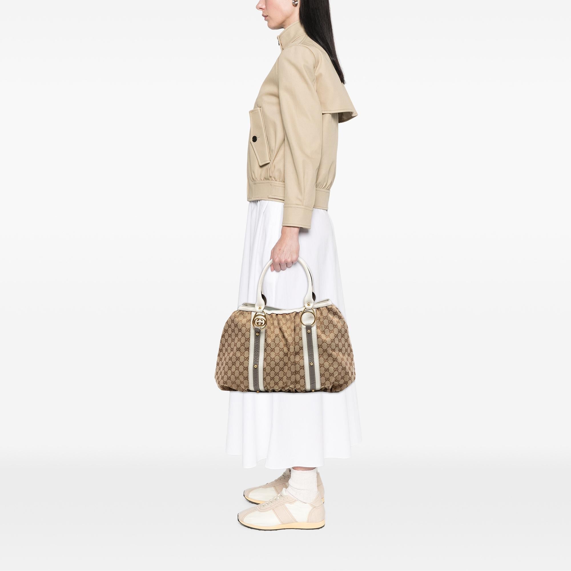 Gucci GG Canvas Interlocking G Tote