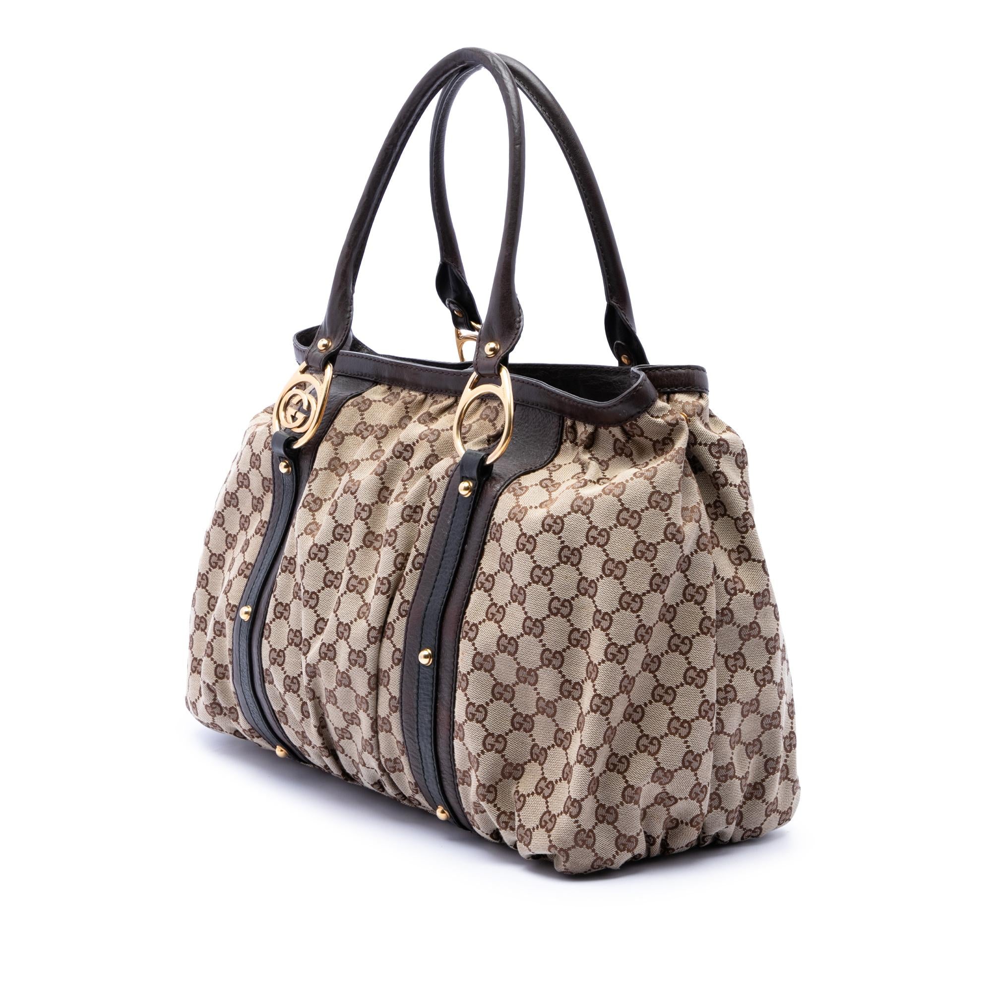 Gucci GG Canvas Interlocking G Tote