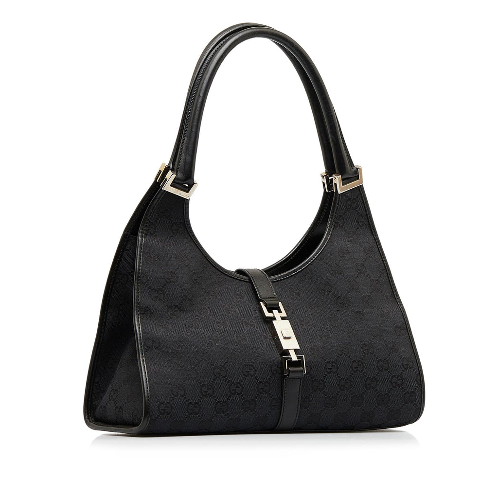 Gucci GG Canvas Jackie Bardot (SHG-LxroRX)