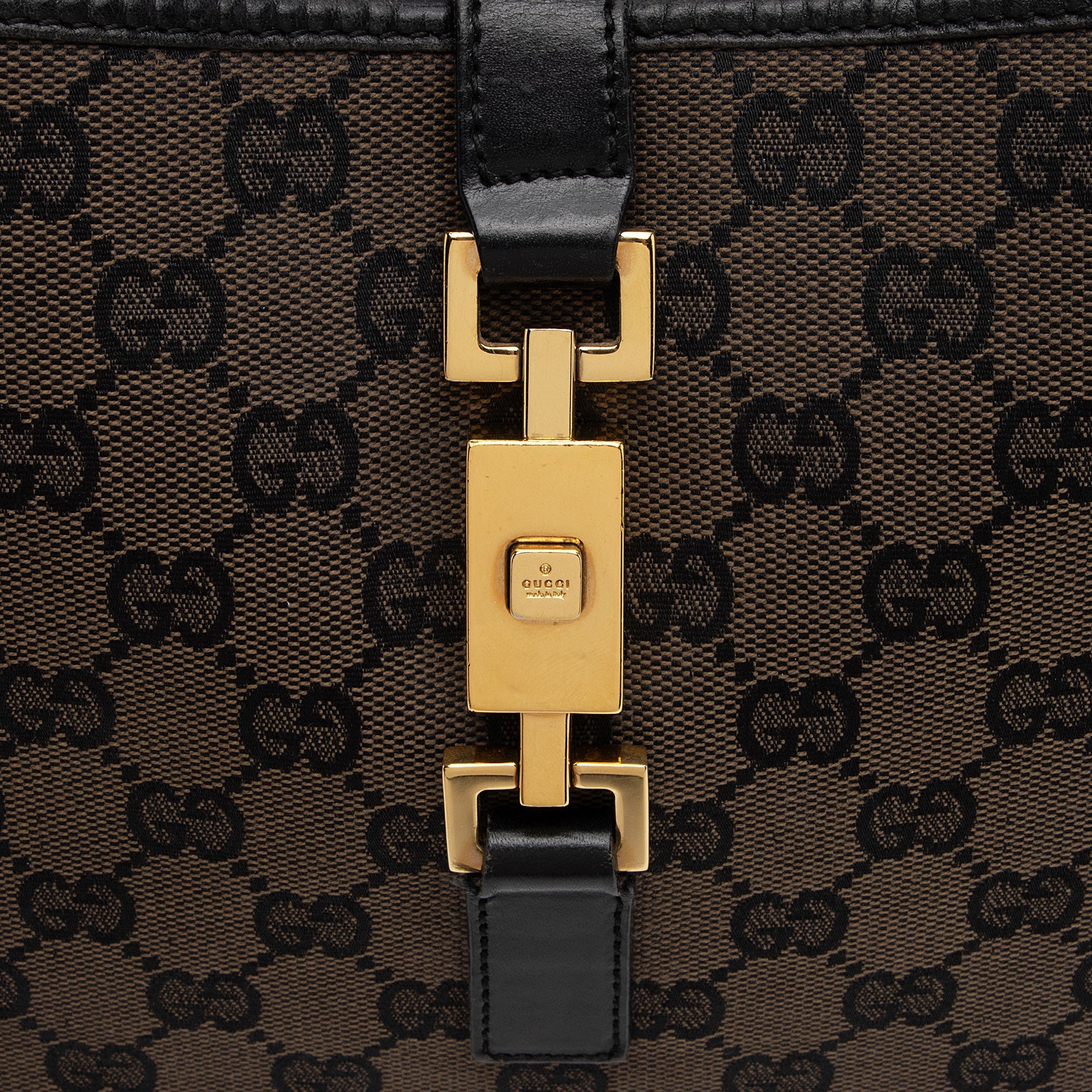 Gucci GG Canvas Jackie Hobo (SHF-HRXvrR)