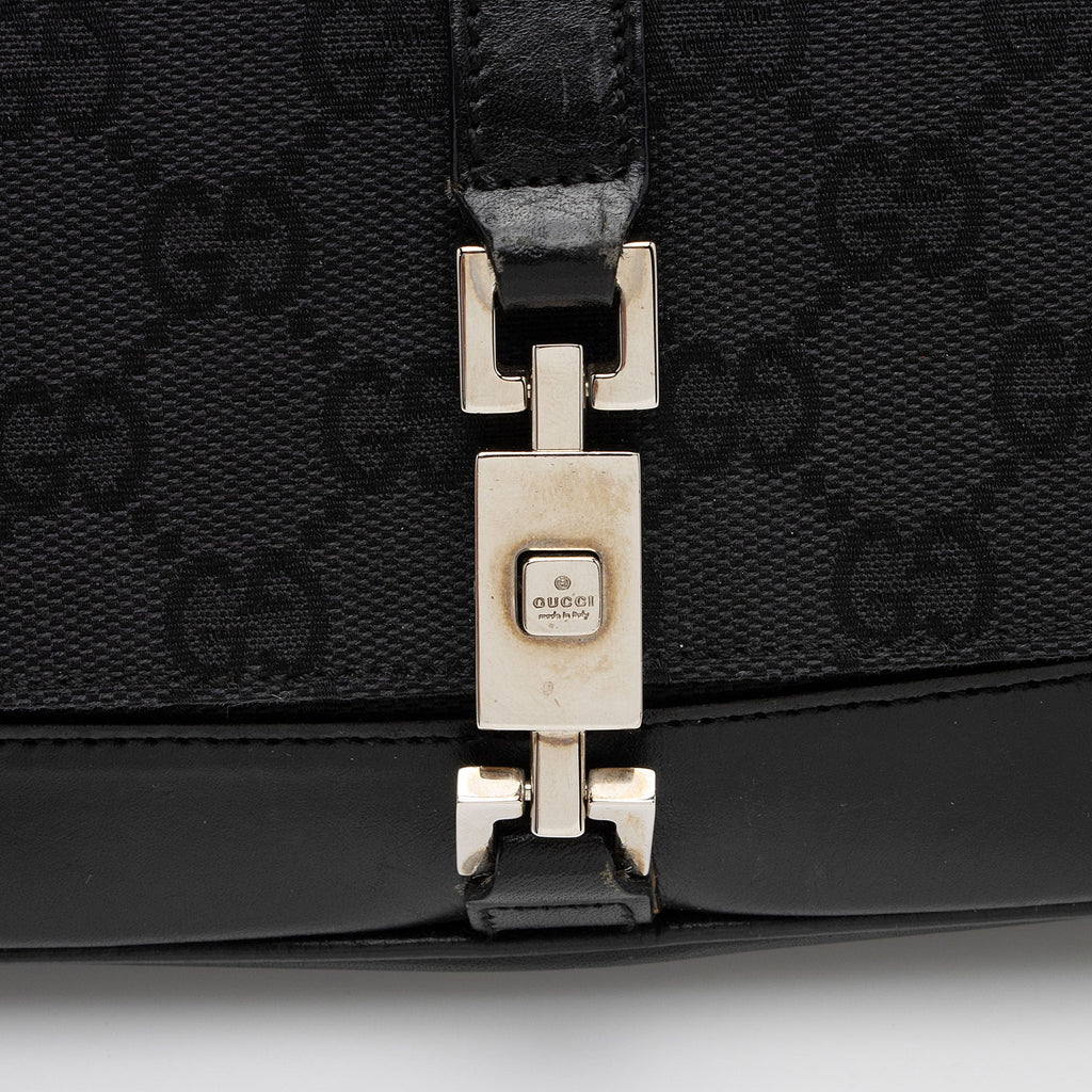Gucci GG Canvas Jackie Small Shoulder Bag - FINAL SALE (SHF-gN3WT6)