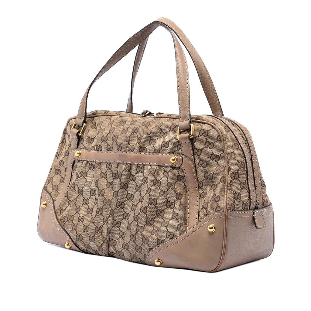 Gucci GG Canvas Jockey Boston Bag