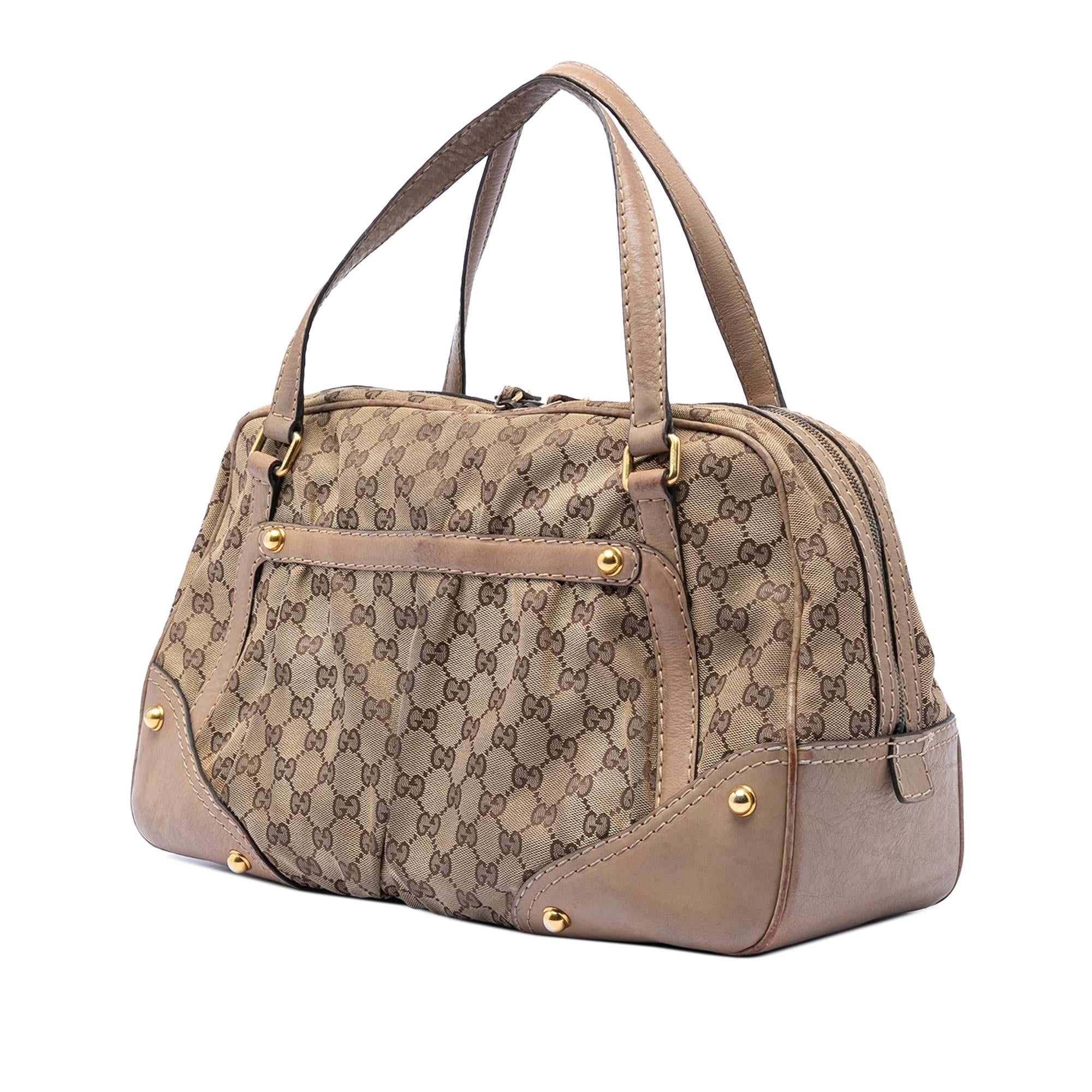 Gucci GG Canvas Jockey Boston Bag