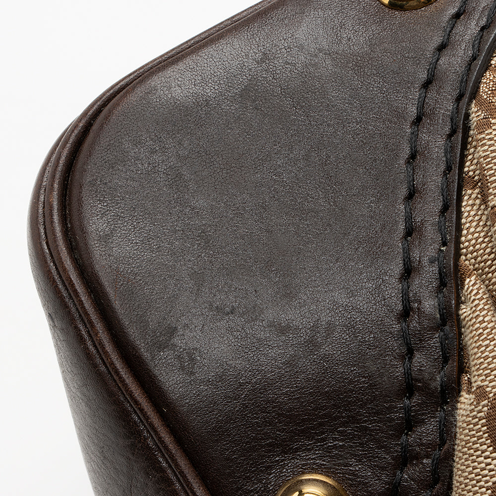 Gucci GG Canvas Jockey Medium Hobo (SHF-21770)