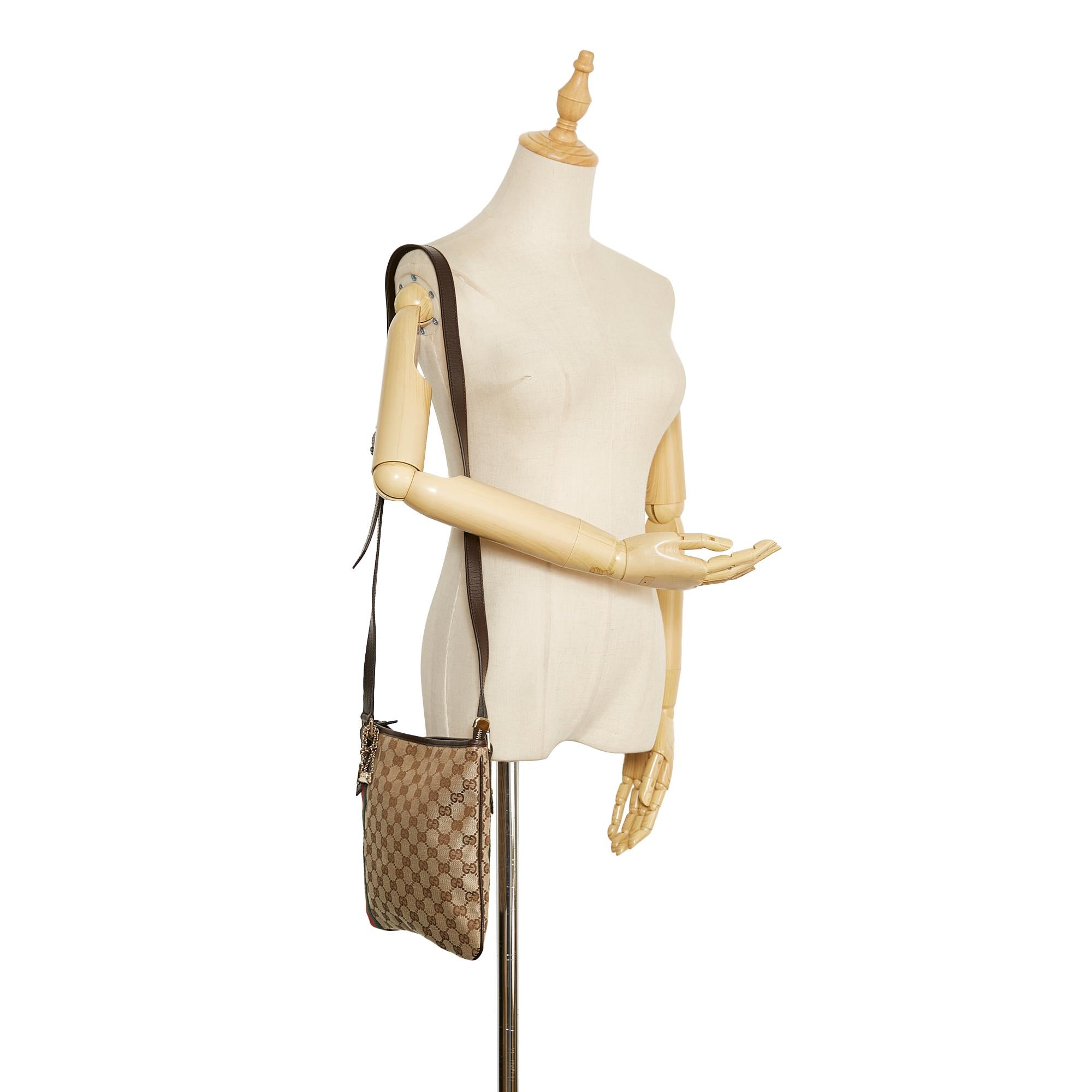 Gucci GG Canvas Jolicoeur Crossbody (SHG-wzUiyI)
