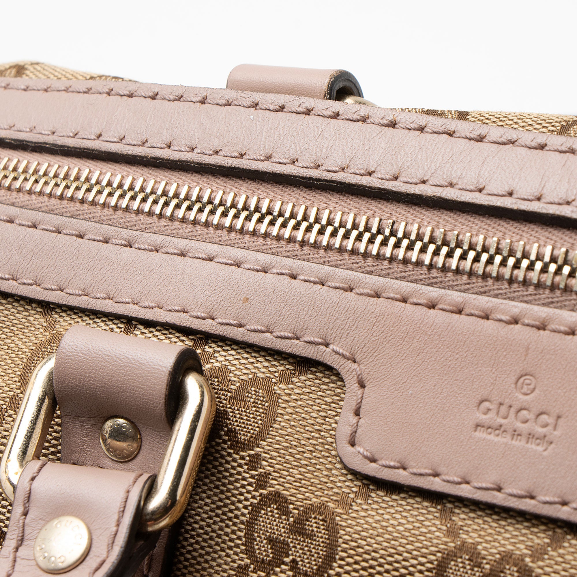 Gucci GG Canvas Joy Medium Boston Bag