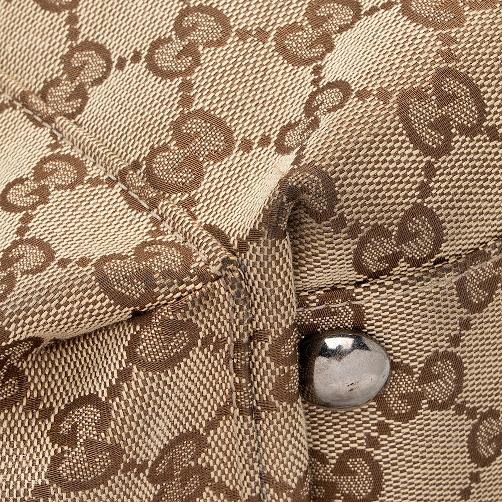 Gucci GG Canvas Large Messenger Bag (SHF-19176)