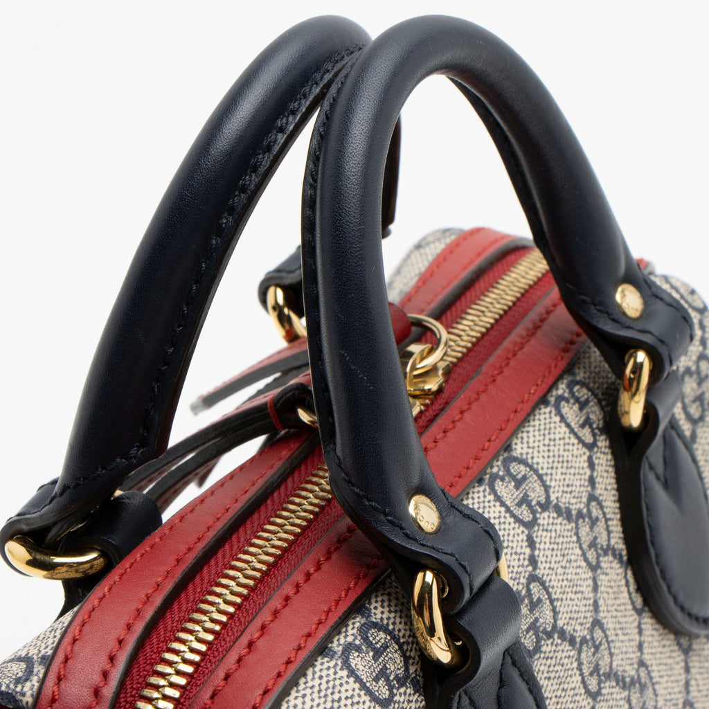 Gucci GG Supreme Mini Boston Bag