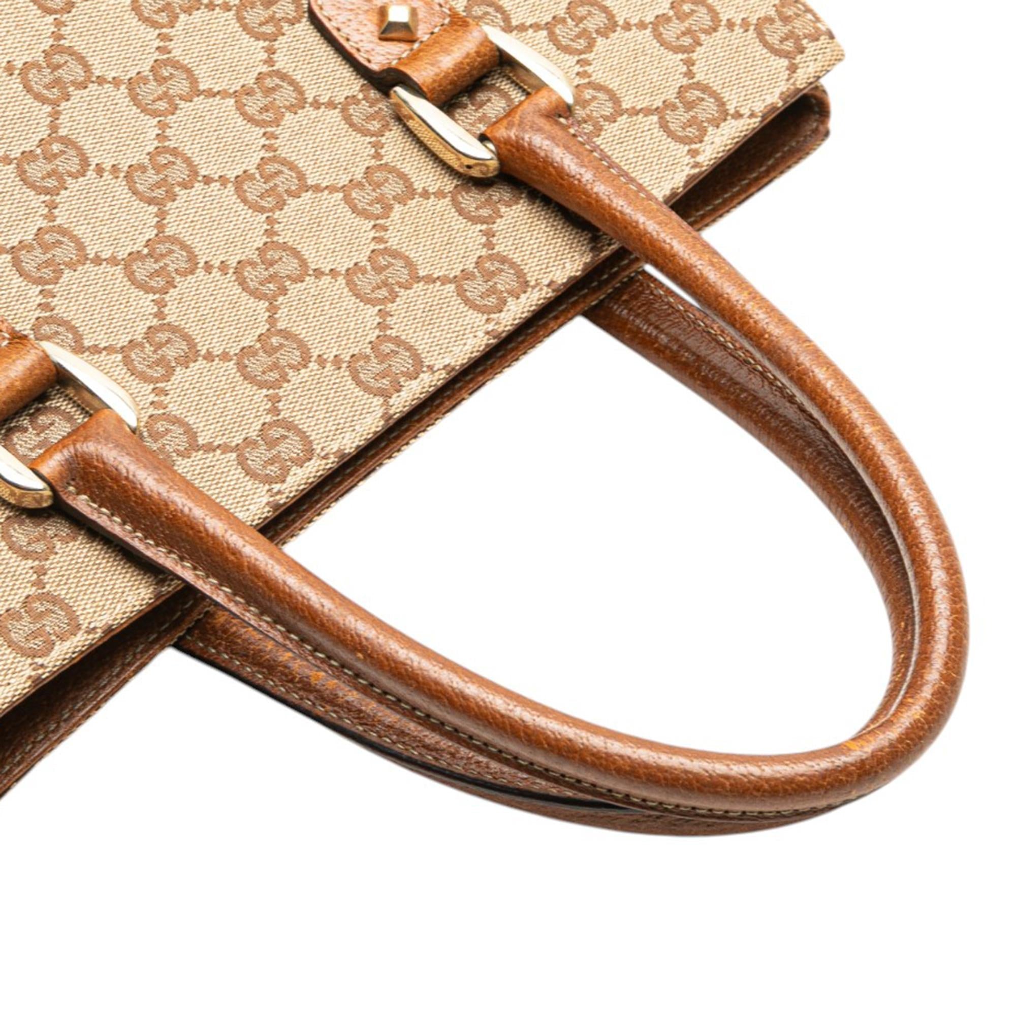 Gucci GG Canvas Nailhead Handbag