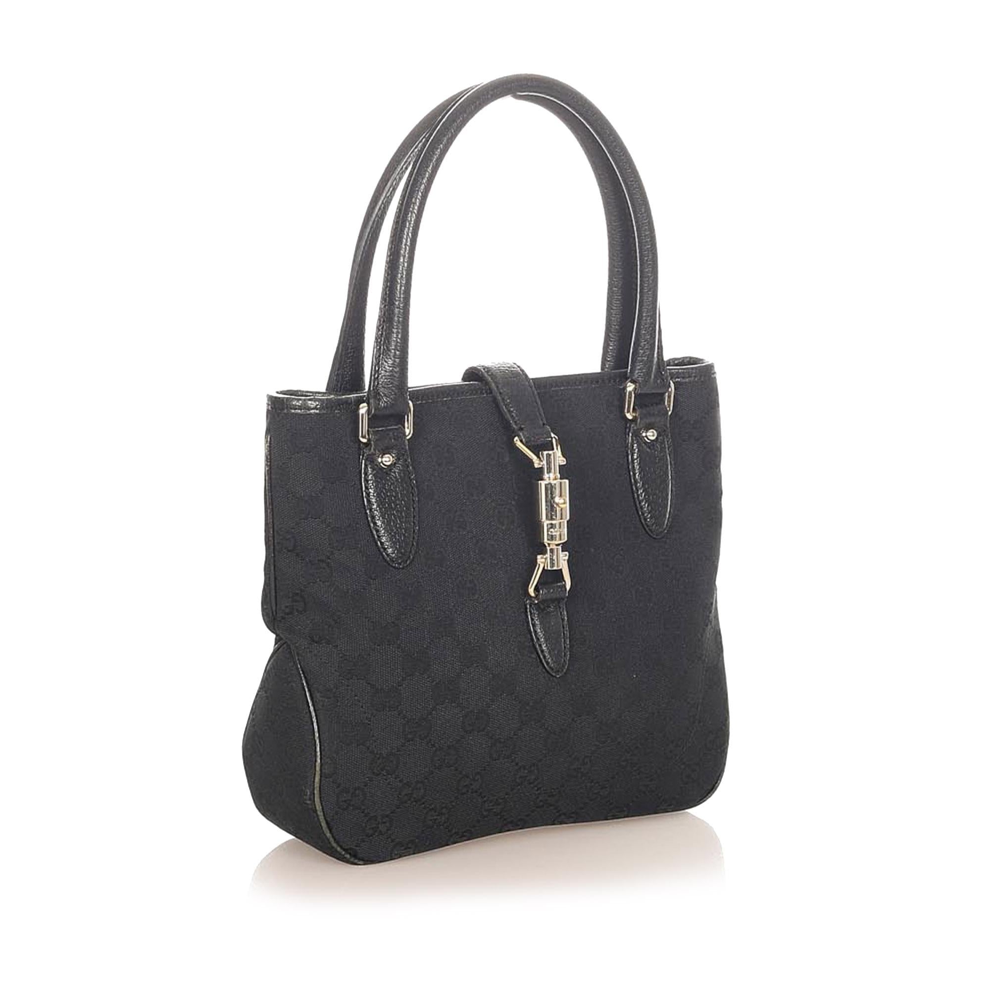 Gucci GG Canvas New Jackie Handbag (SHG-31658)