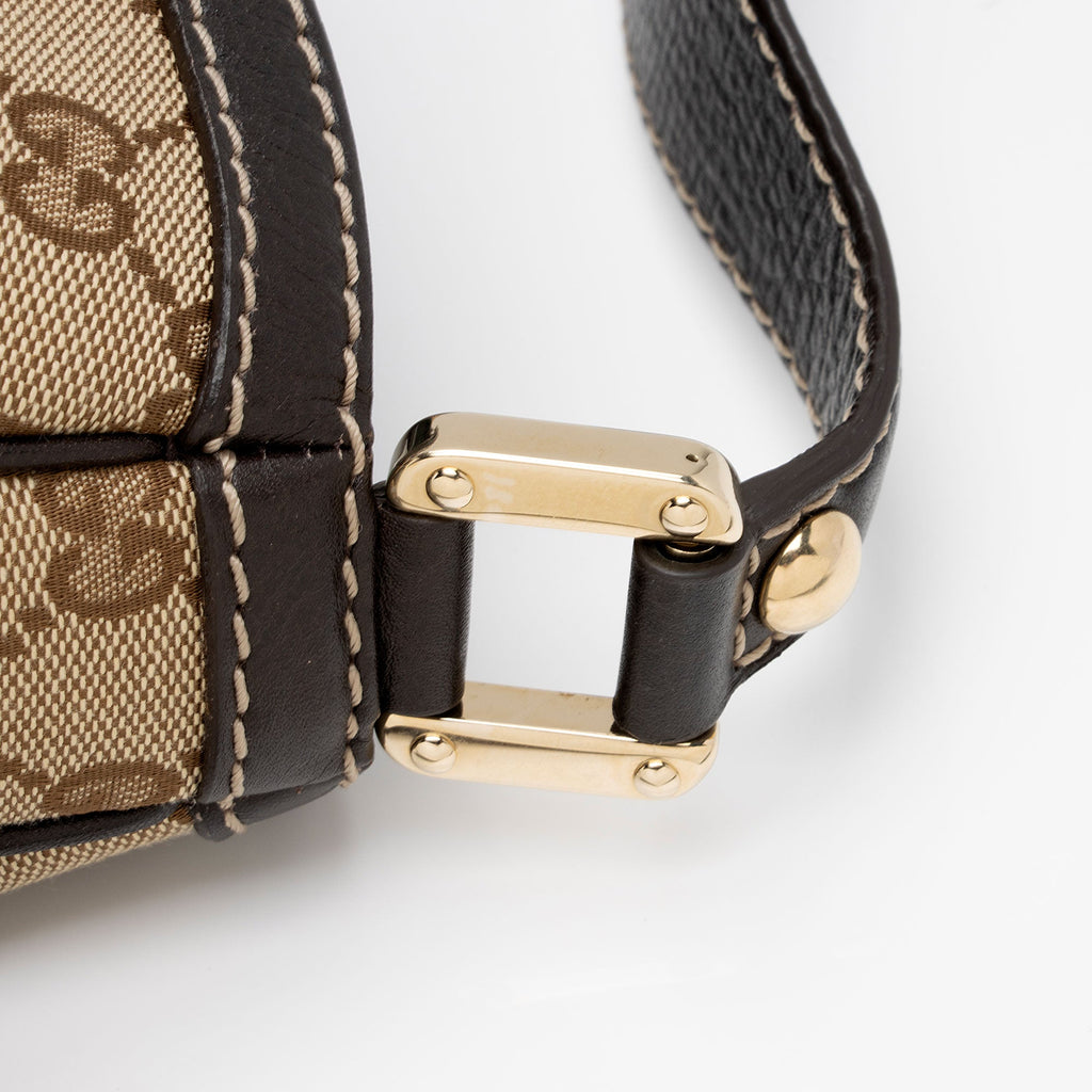 Gucci GG Canvas New Ladies Web Large Hobo (SHF-AhPj8g)