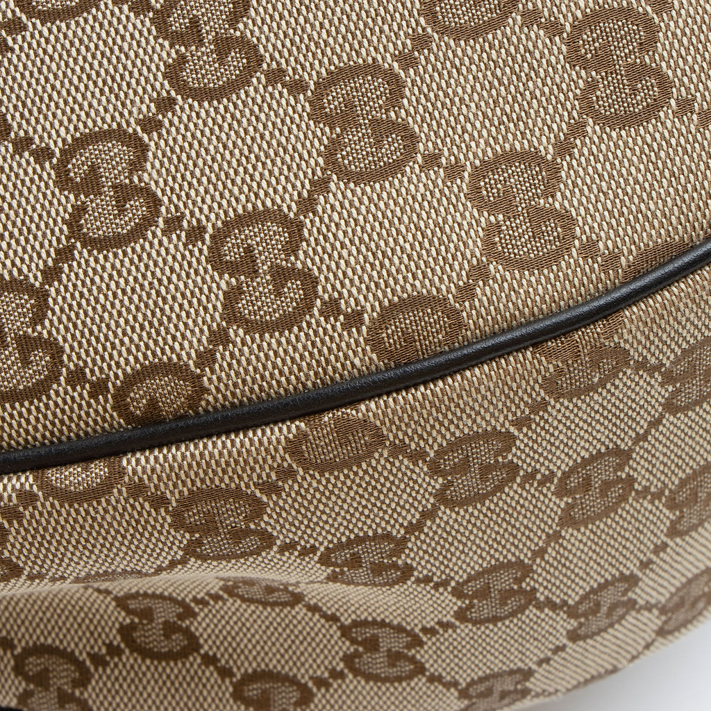 Gucci GG Canvas New Ladies Web Large Hobo (SHF-KEb6Ji)