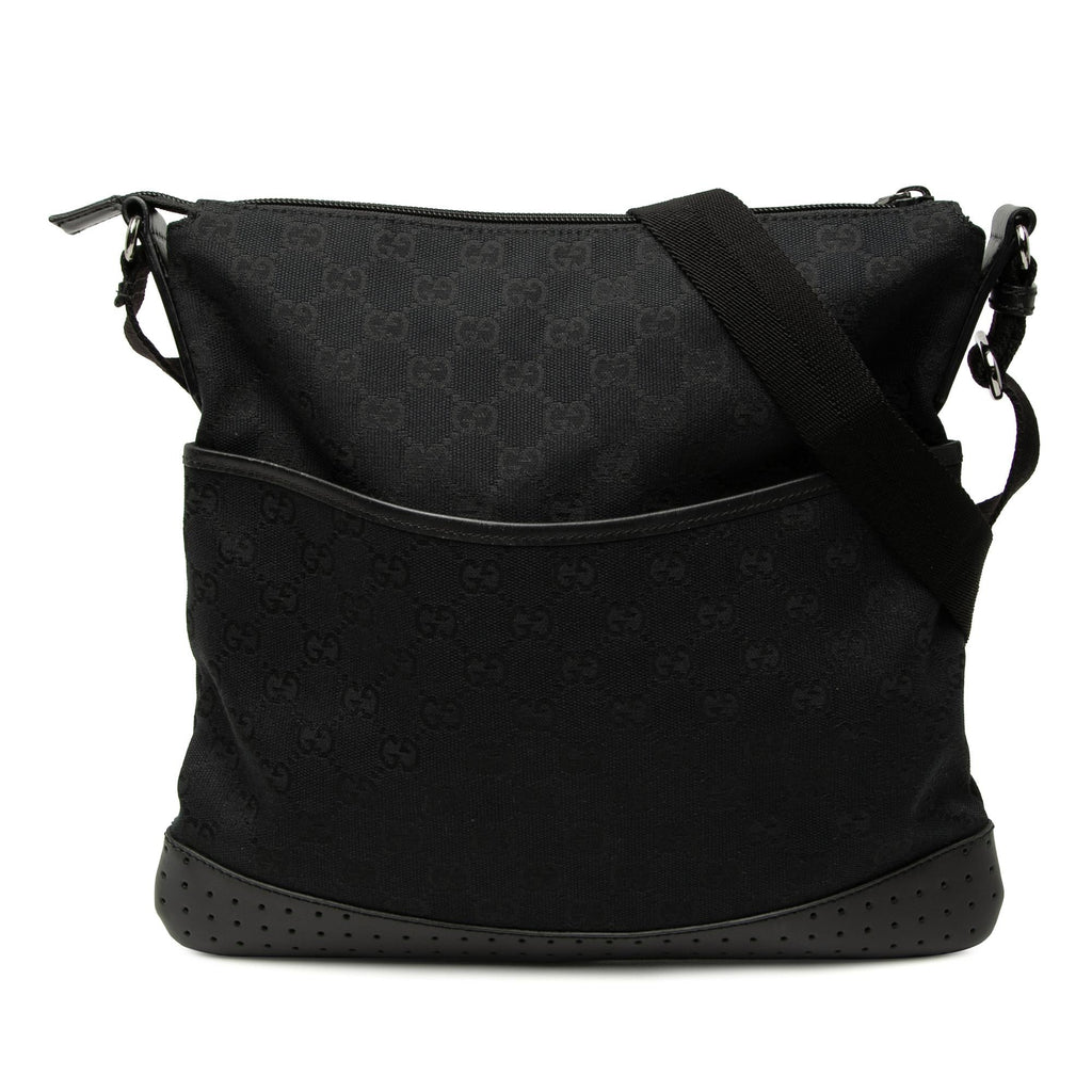 Gucci GG Canvas Perforated Crossbody