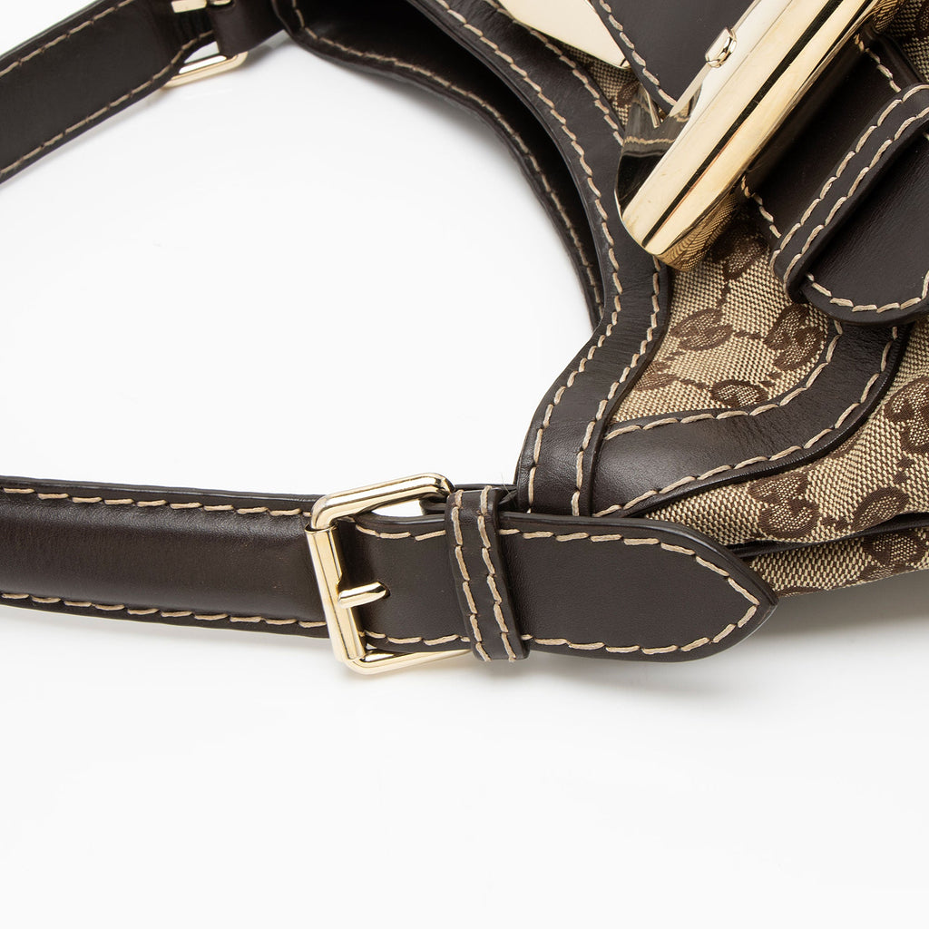 Gucci GG Canvas Queen Medium Hobo