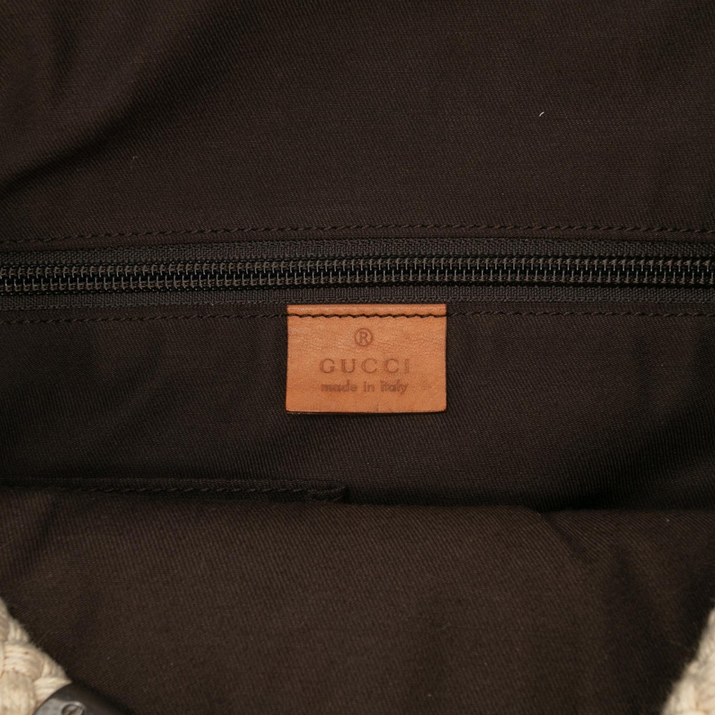 Gucci GG Canvas Rope Tote