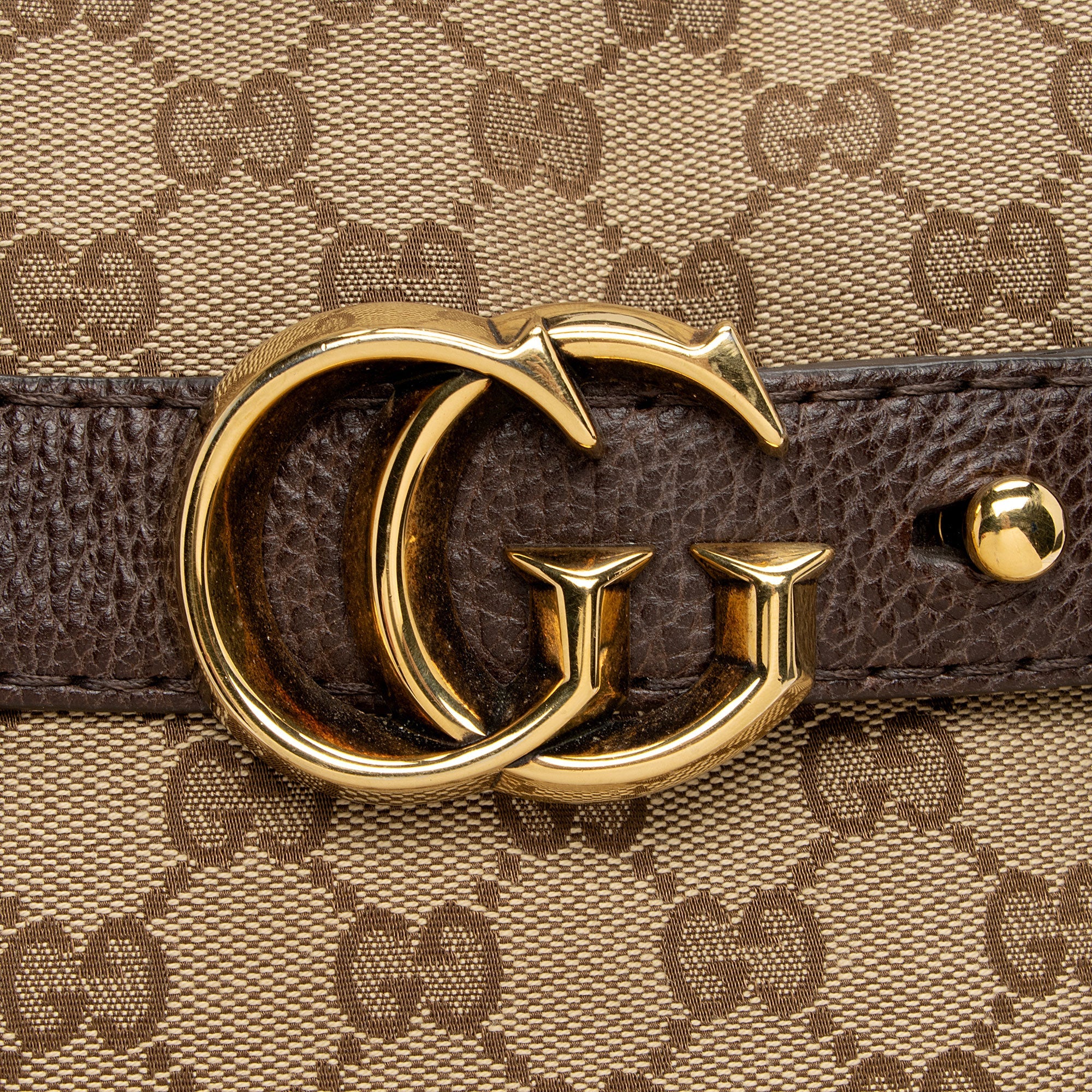 Gucci GG Canvas Running Medium Hobo (SHF-kbbOCL)
