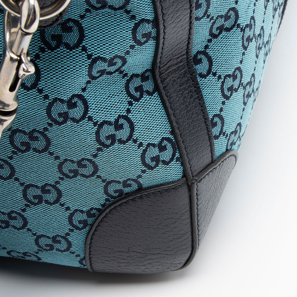 Gucci GG Canvas Savoy Medium Duffle (SHF-8zVTxr)