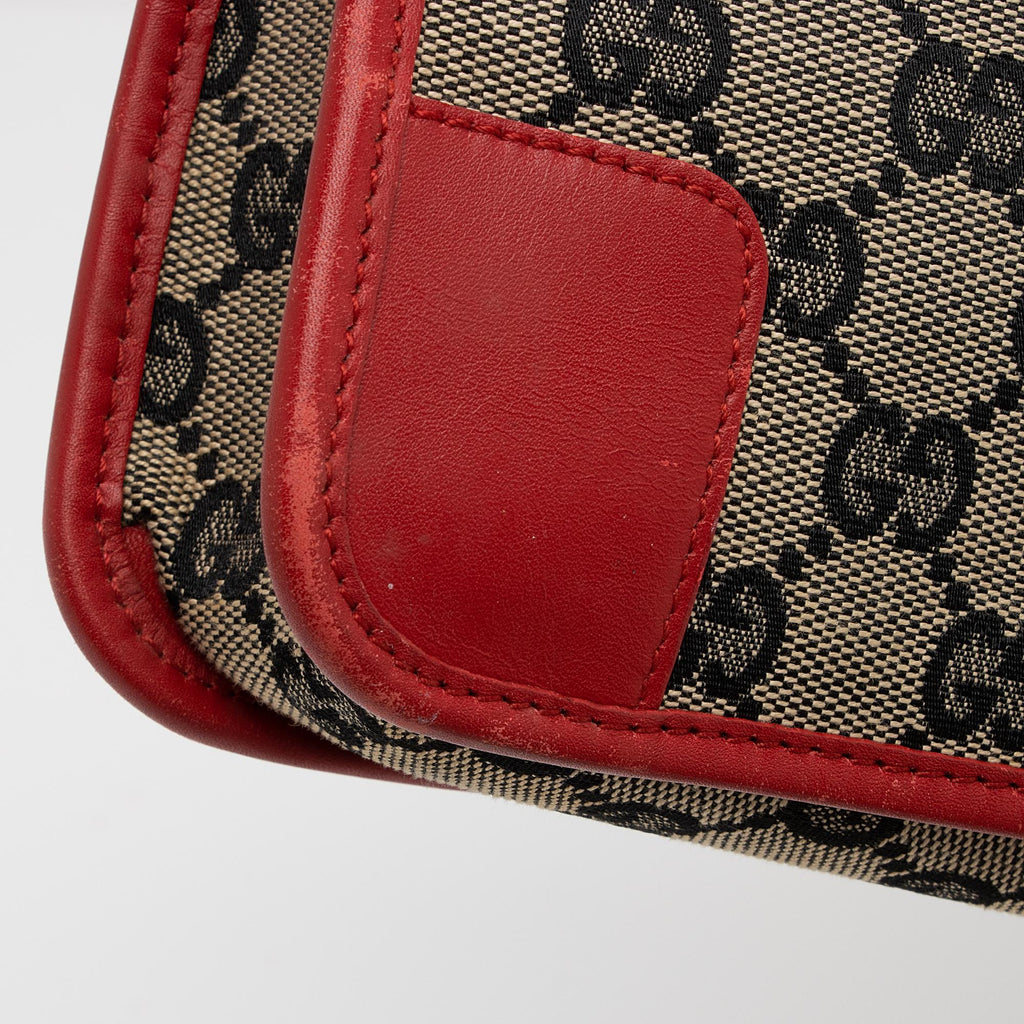 Gucci GG Canvas Square Small Hobo (SHF-YQ7fDI)