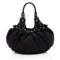 Gucci GG Canvas Studded Pelham Small Shoulder Bag (SHF-0I65Ea)