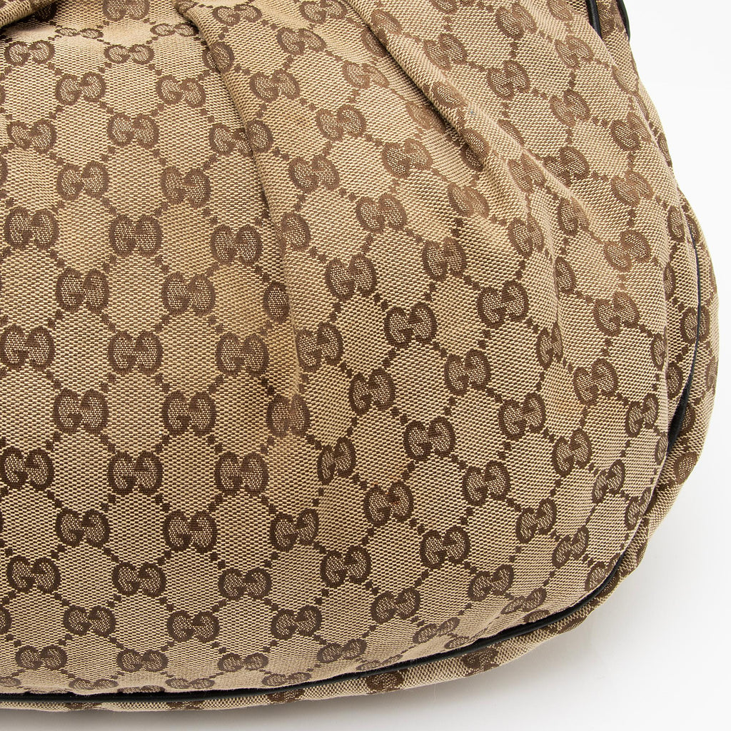 Gucci GG Canvas Sukey Hobo (SHF-23805)