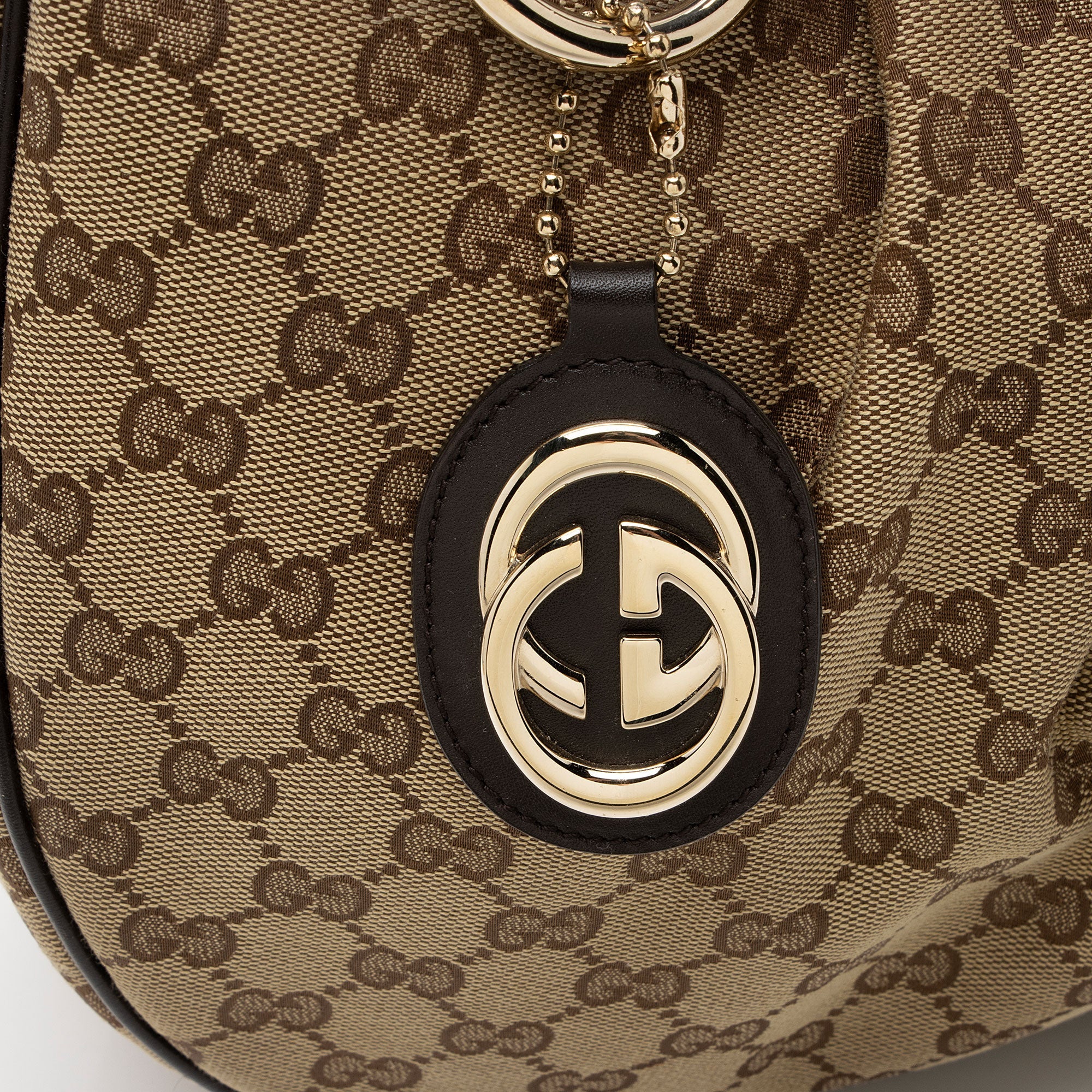 Gucci GG Canvas Sukey Hobo (SHF-tXcsDm)