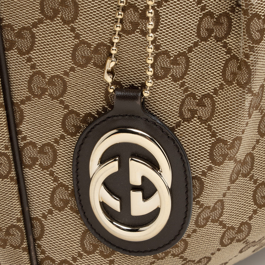 Gucci GG Canvas Sukey Messenger Bag (SHF-22606)