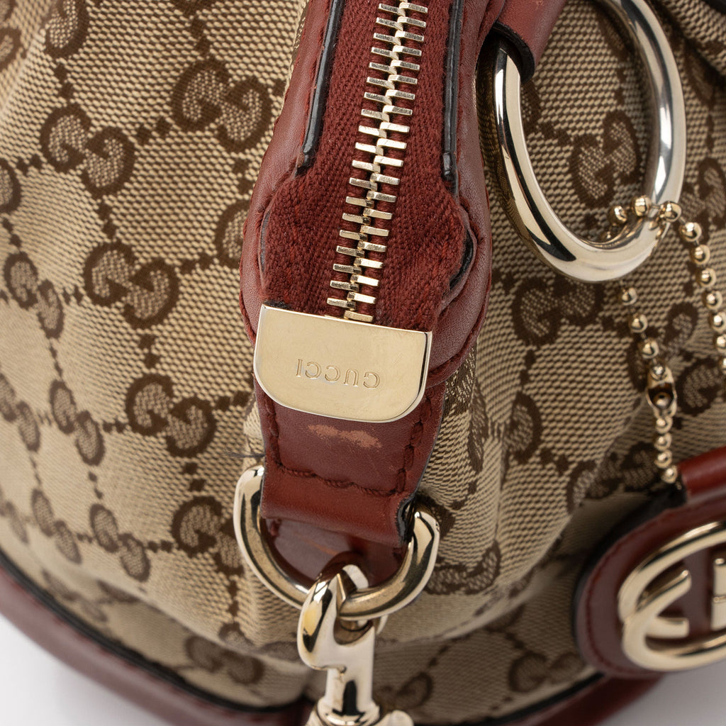 Gucci GG Canvas Sukey Medium Satchel (SHF-GRazNn)
