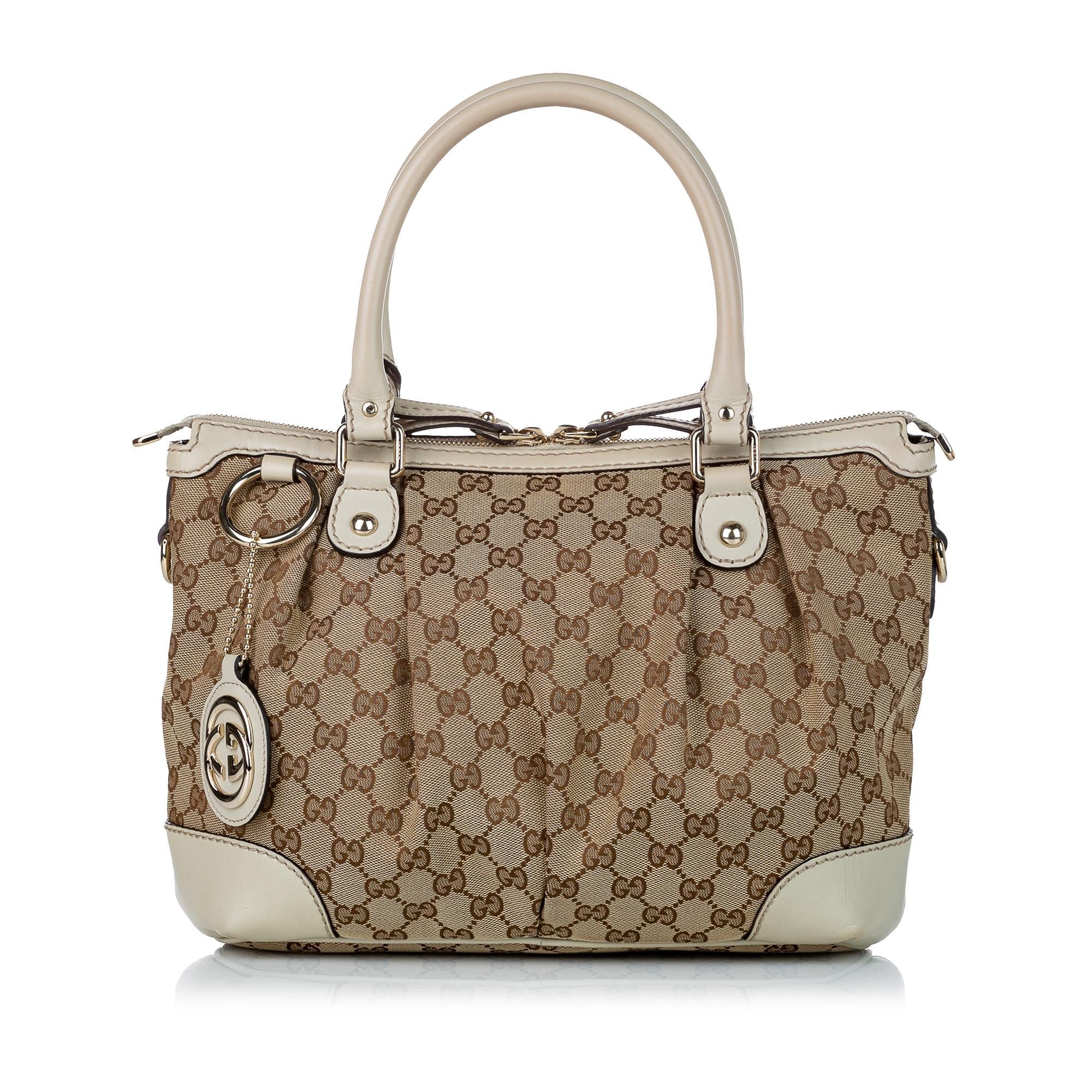Gucci GG Canvas Sukey Satchel (SHG-30428)
