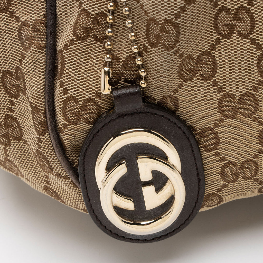 Gucci GG Canvas Sukey Satchel (SHF-9X37WL)