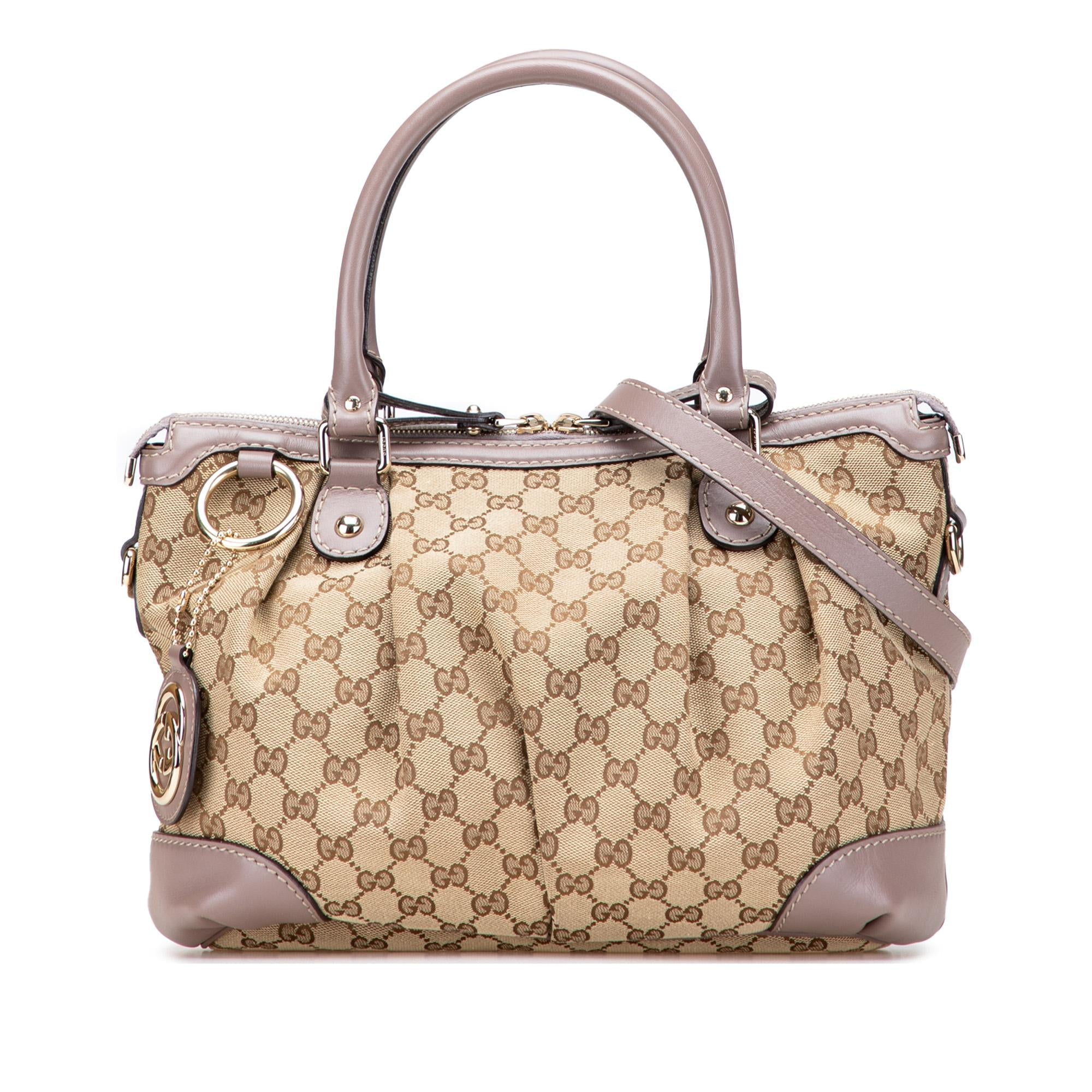 Gucci GG Canvas Sukey Satchel