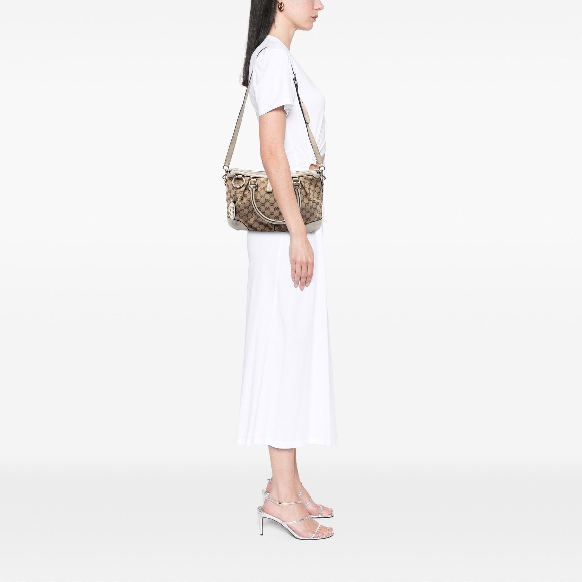 Gucci GG Canvas Sukey Satchel