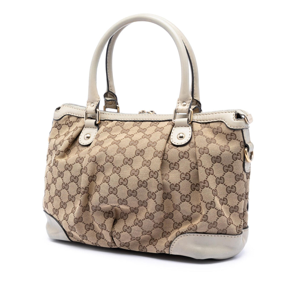 Gucci GG Canvas Sukey Satchel
