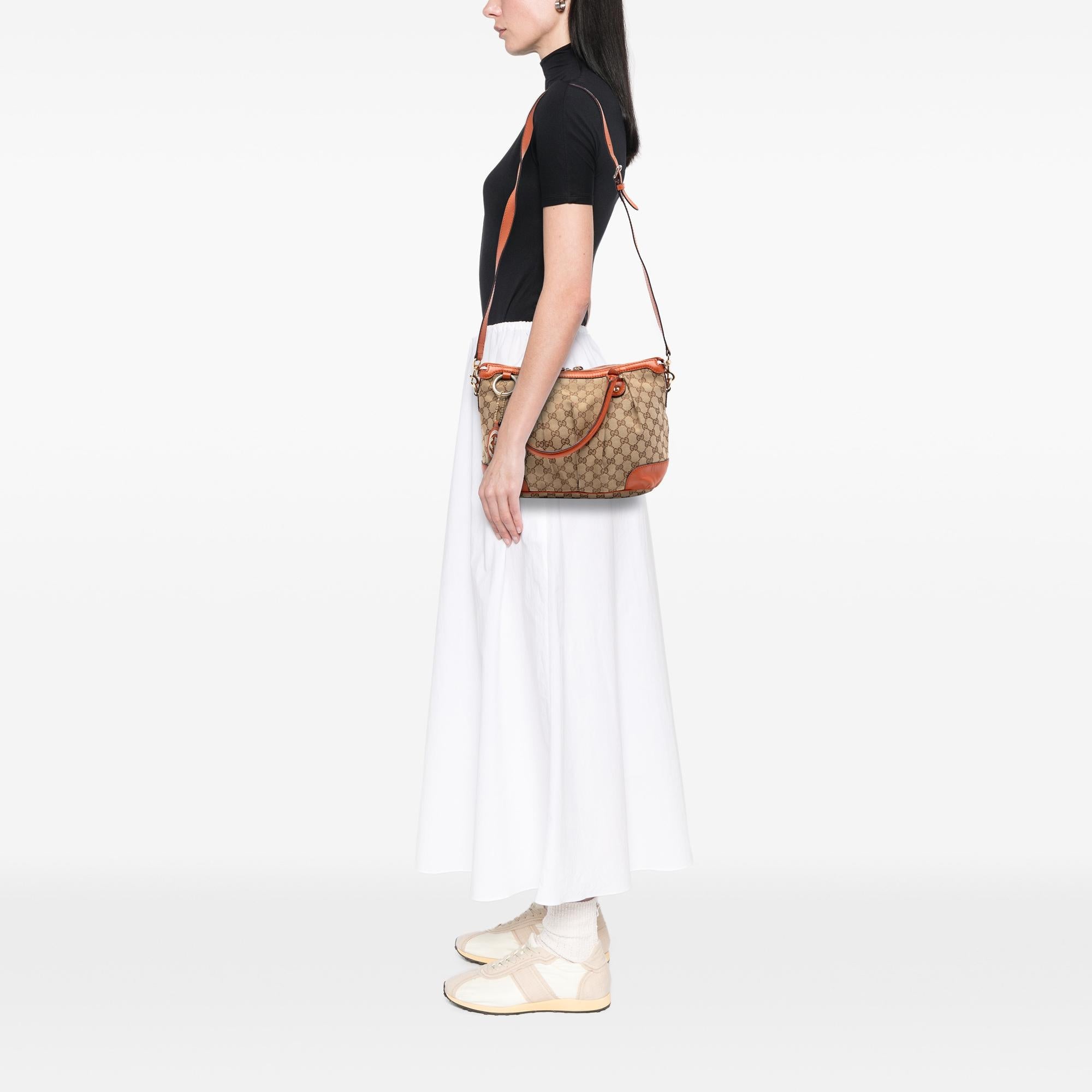 Gucci GG Canvas Sukey Satchel
