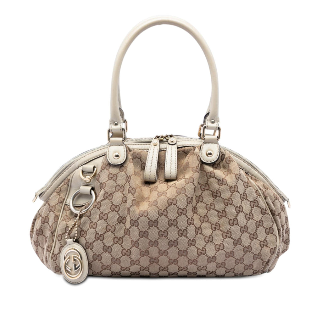 Gucci GG Canvas Sukey Satchel