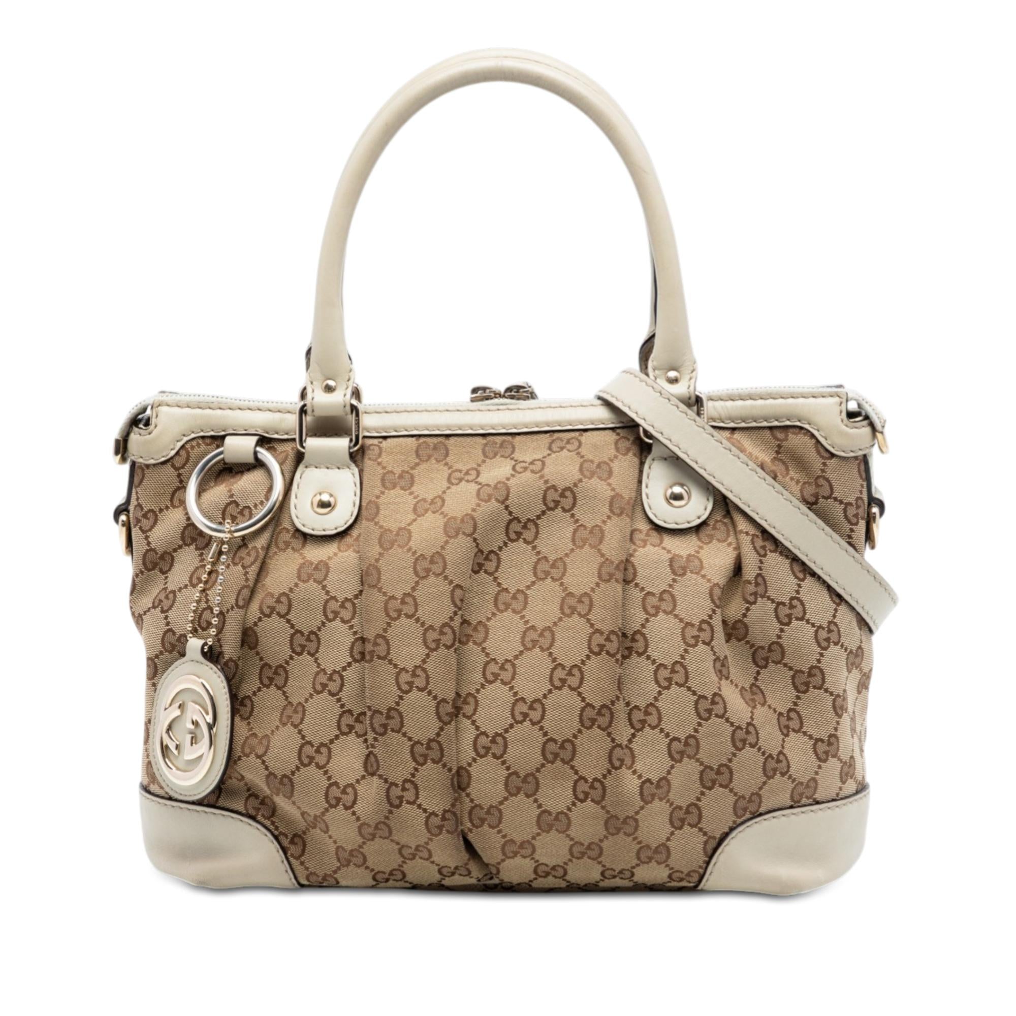 Gucci GG Canvas Sukey Satchel