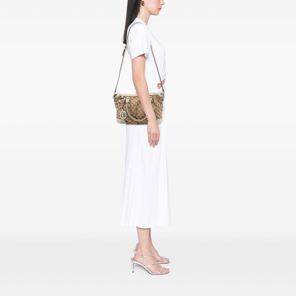 Gucci GG Canvas Sukey Satchel