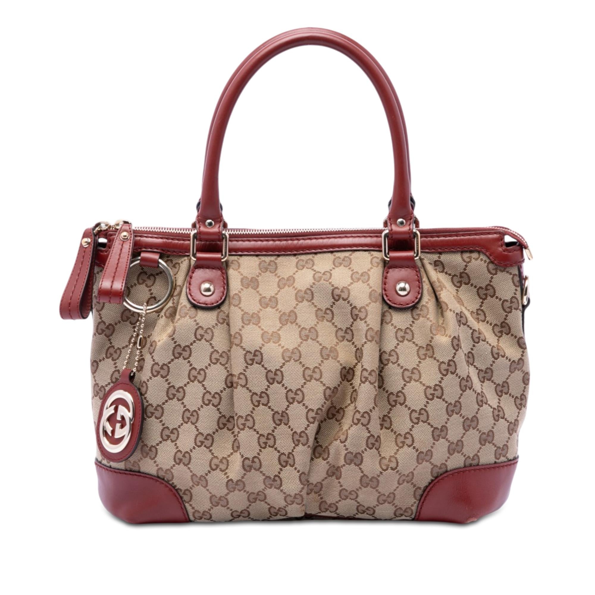Gucci GG Canvas Sukey Satchel