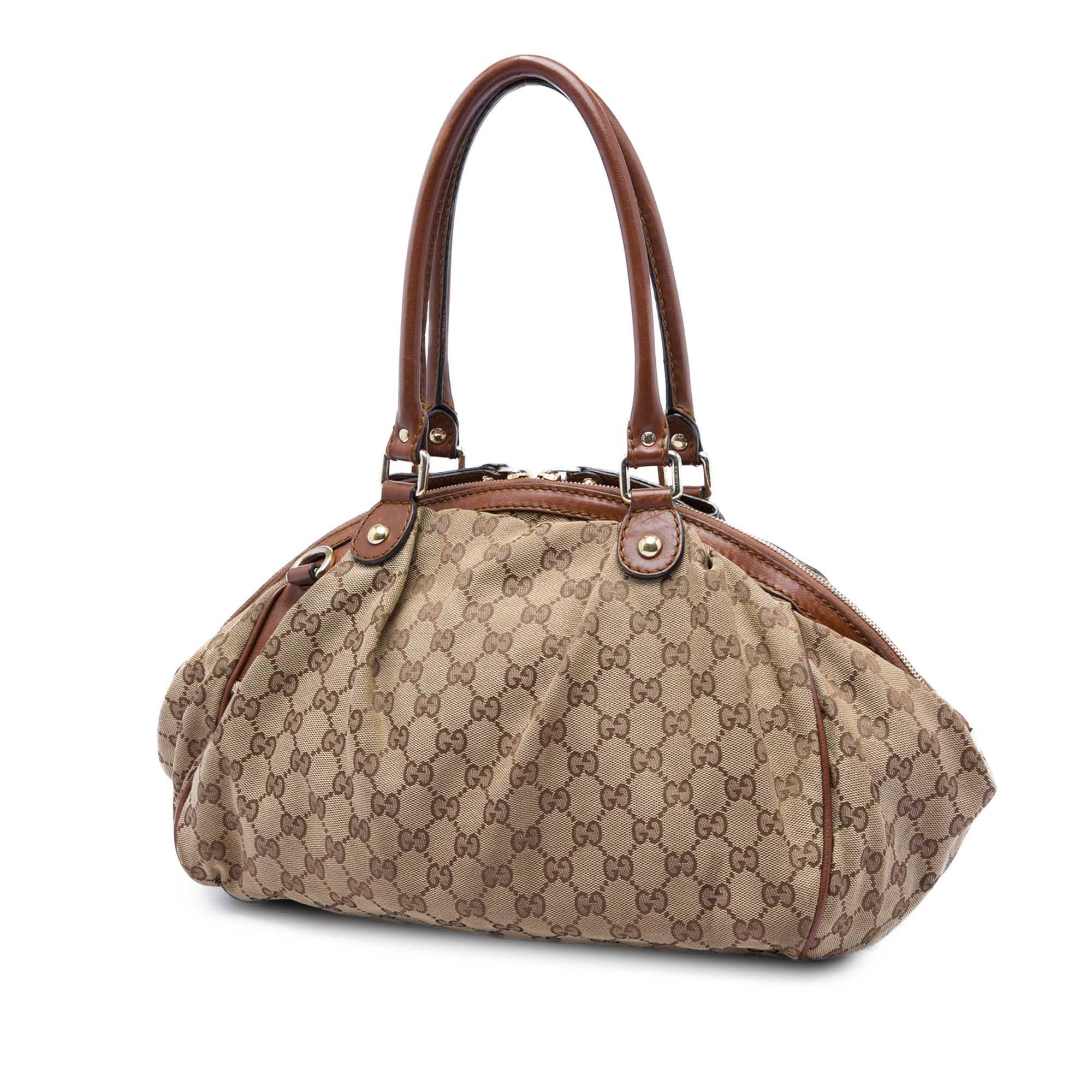 Gucci GG Canvas Sukey  Satchel