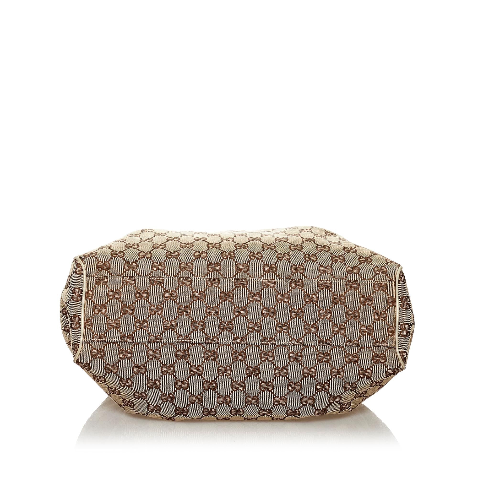 Gucci GG Canvas Sukey Tote Bag (SHG-34120)
