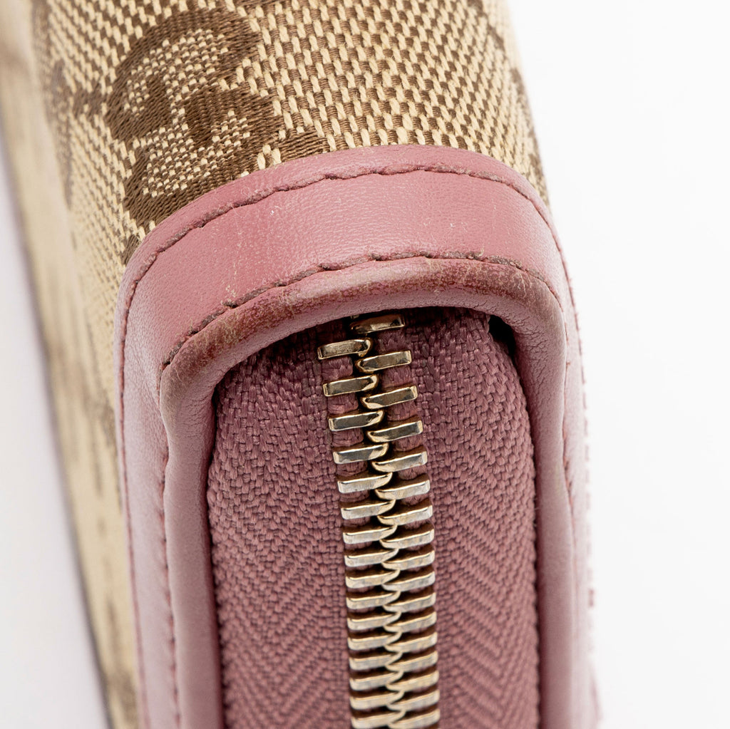 Gucci GG Canvas Sukey Zip Around Wallet