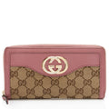 Gucci GG Canvas Sukey Zip Around Wallet