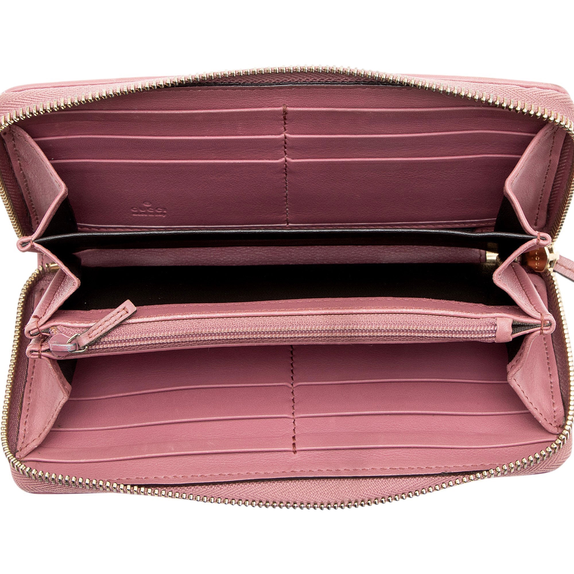 Gucci GG Canvas Sukey Zip Around Wallet