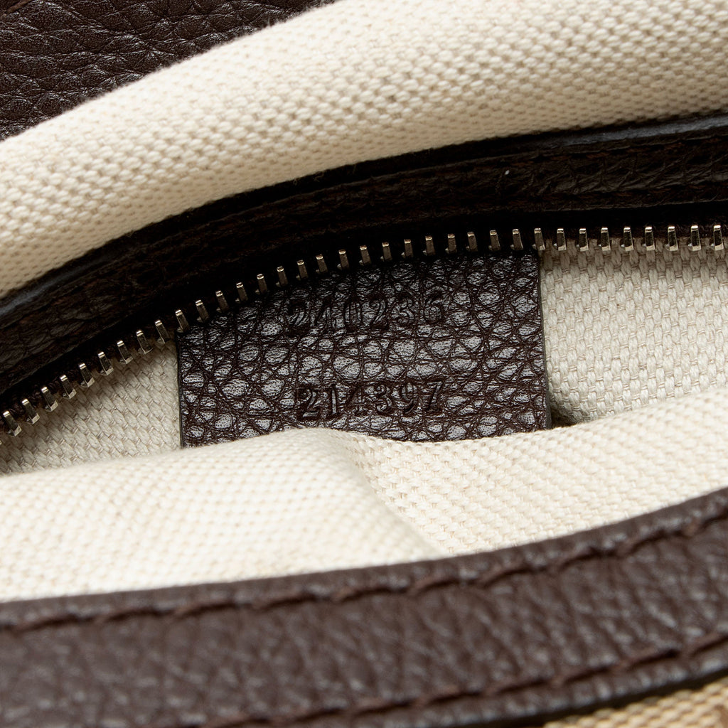 Gucci GG Canvas Techno Horsebit Flap Shoulder Bag