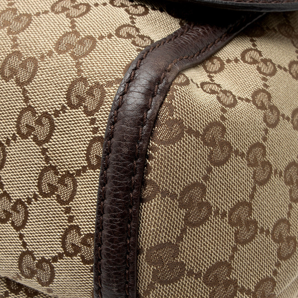 Gucci GG Canvas Techno Horsebit Flap Shoulder Bag