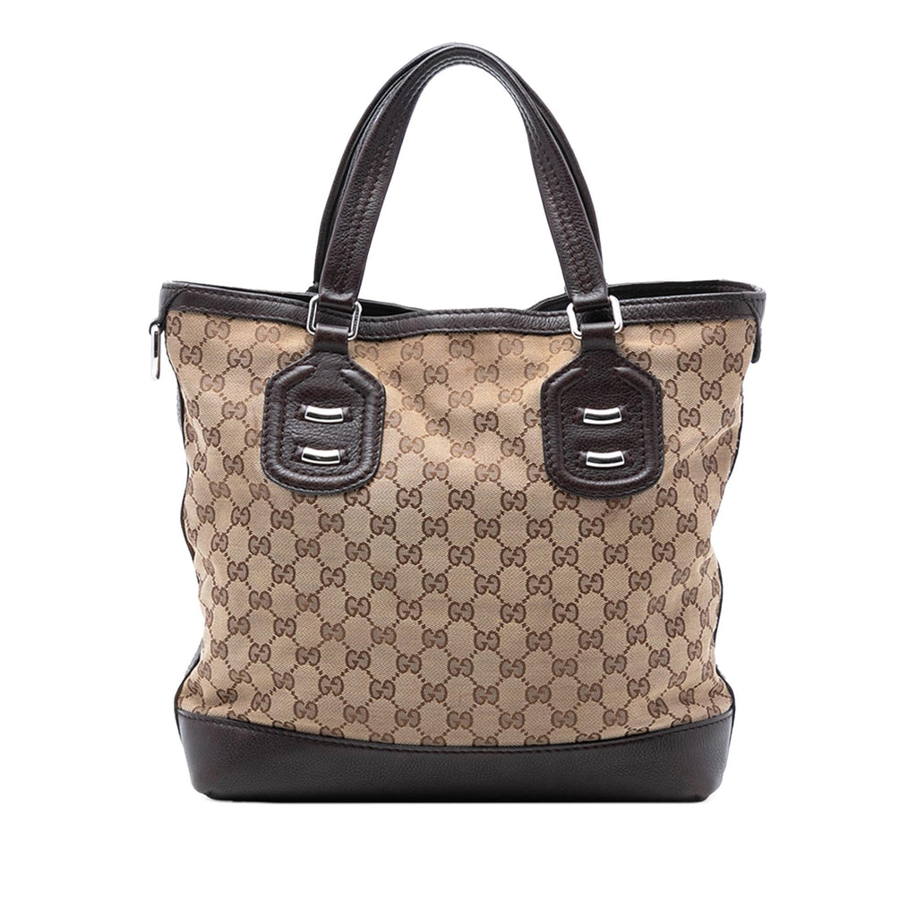 Gucci GG Canvas Techno Tag Tote