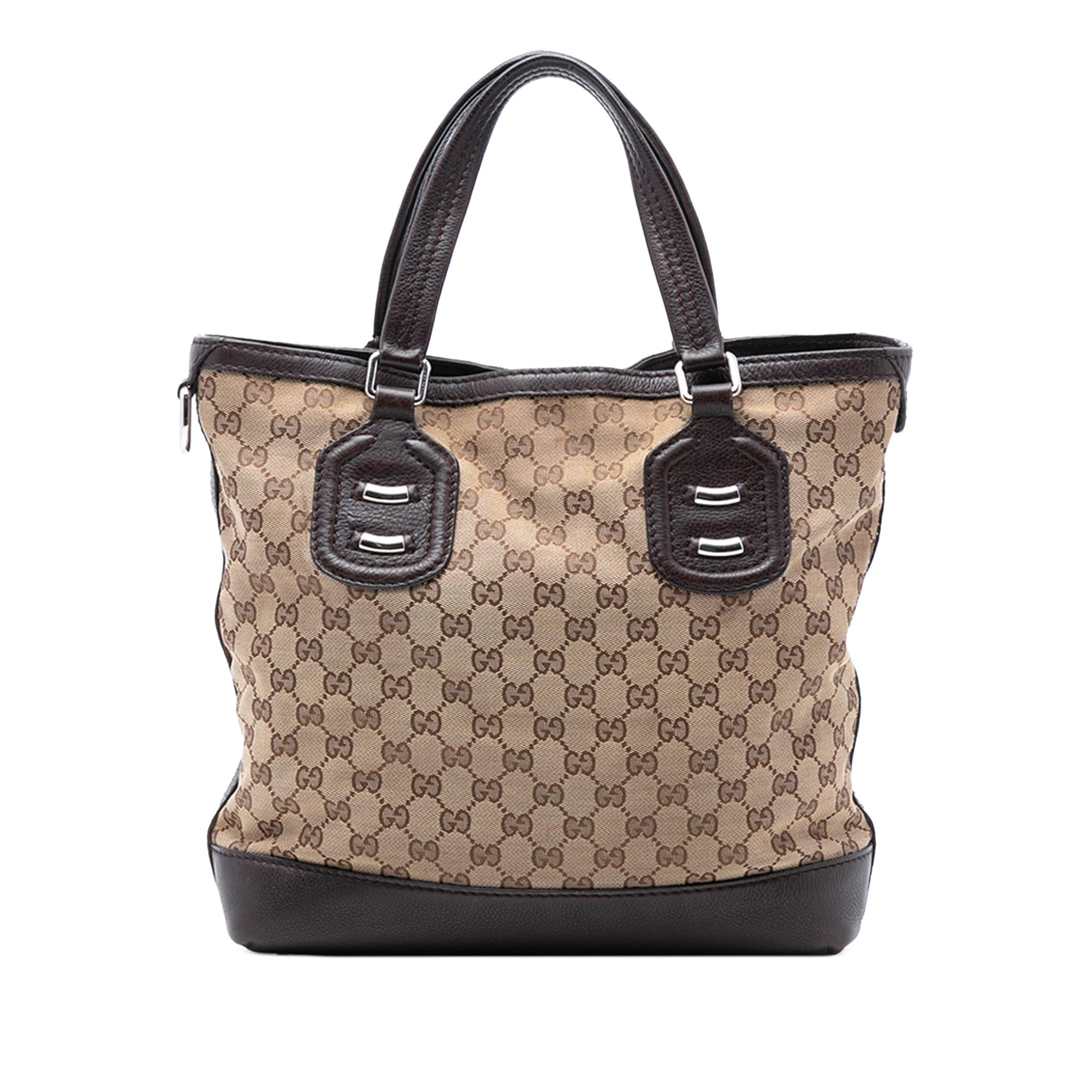 Gucci GG Canvas Techno Tag Tote