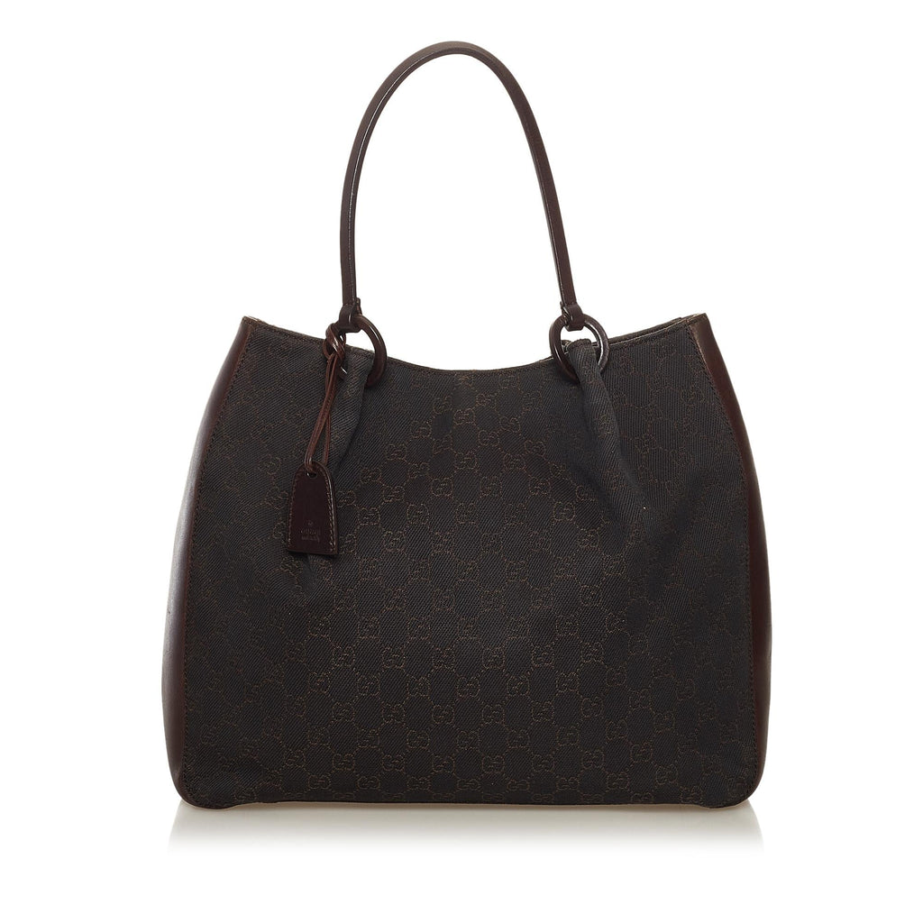 Gucci GG Canvas Tote Bag (SHG-34606)