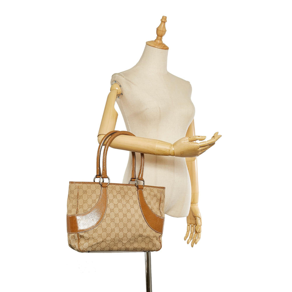 Gucci GG Canvas Tote (SHG-32569)