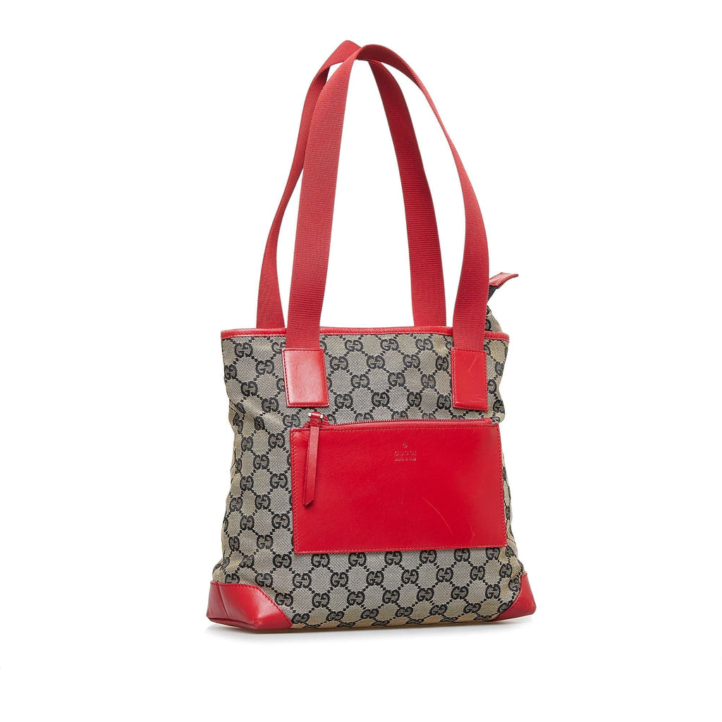 Gucci GG Canvas Tote (SHG-QDQOlm)